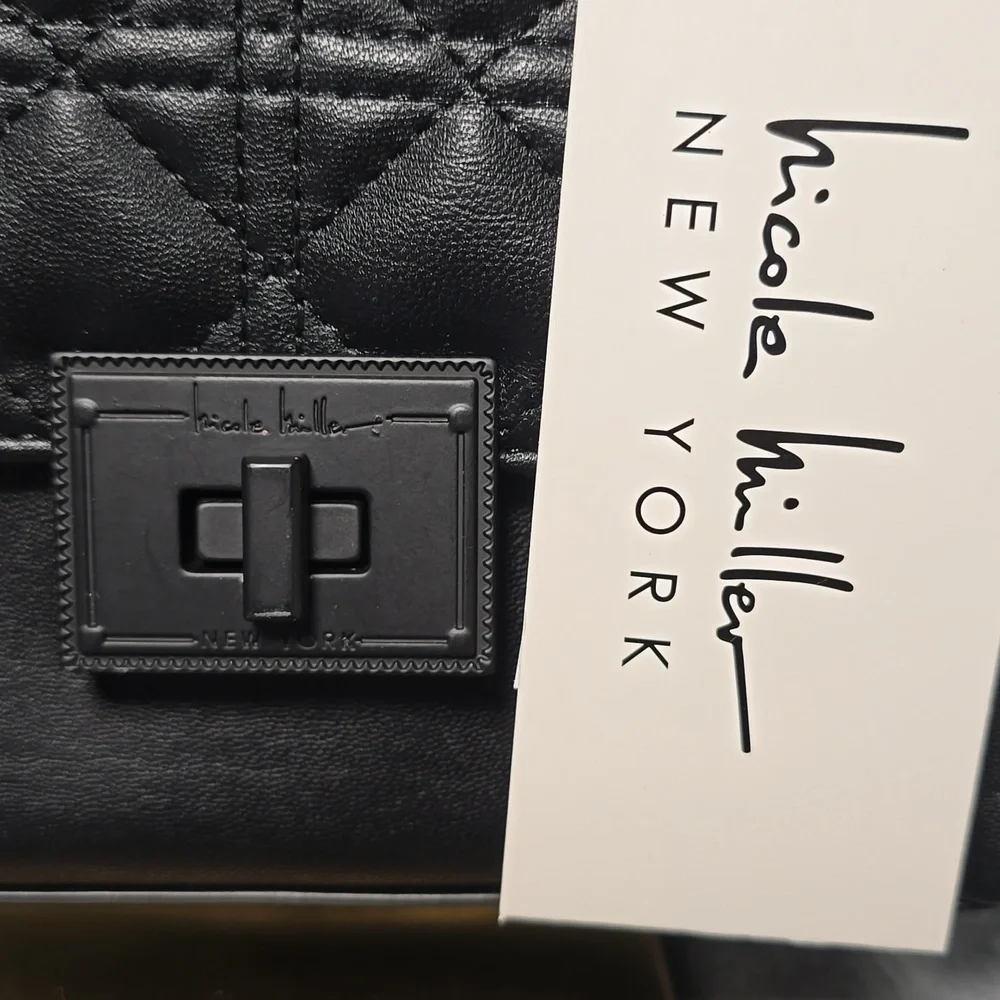 Nicole Miller New York Quilted Shoulder Bag NWT